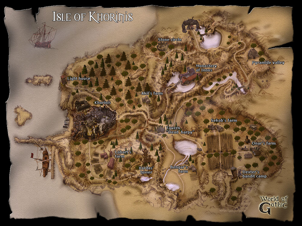 mapas for Gothic II: Gold Edition
