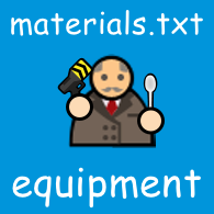 Materials.txt – Equipment – Prison Architect for Prison Architect