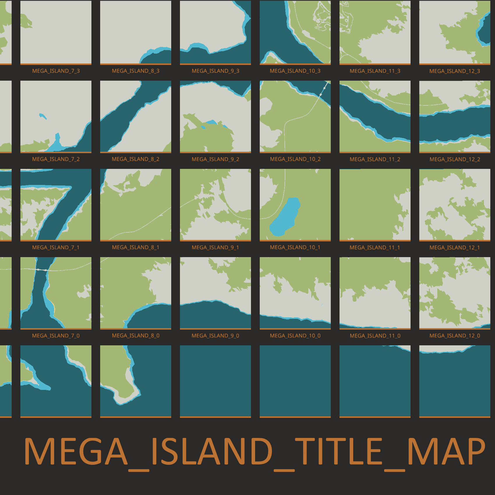 Mega Island title map for Stormworks: Build and Rescue