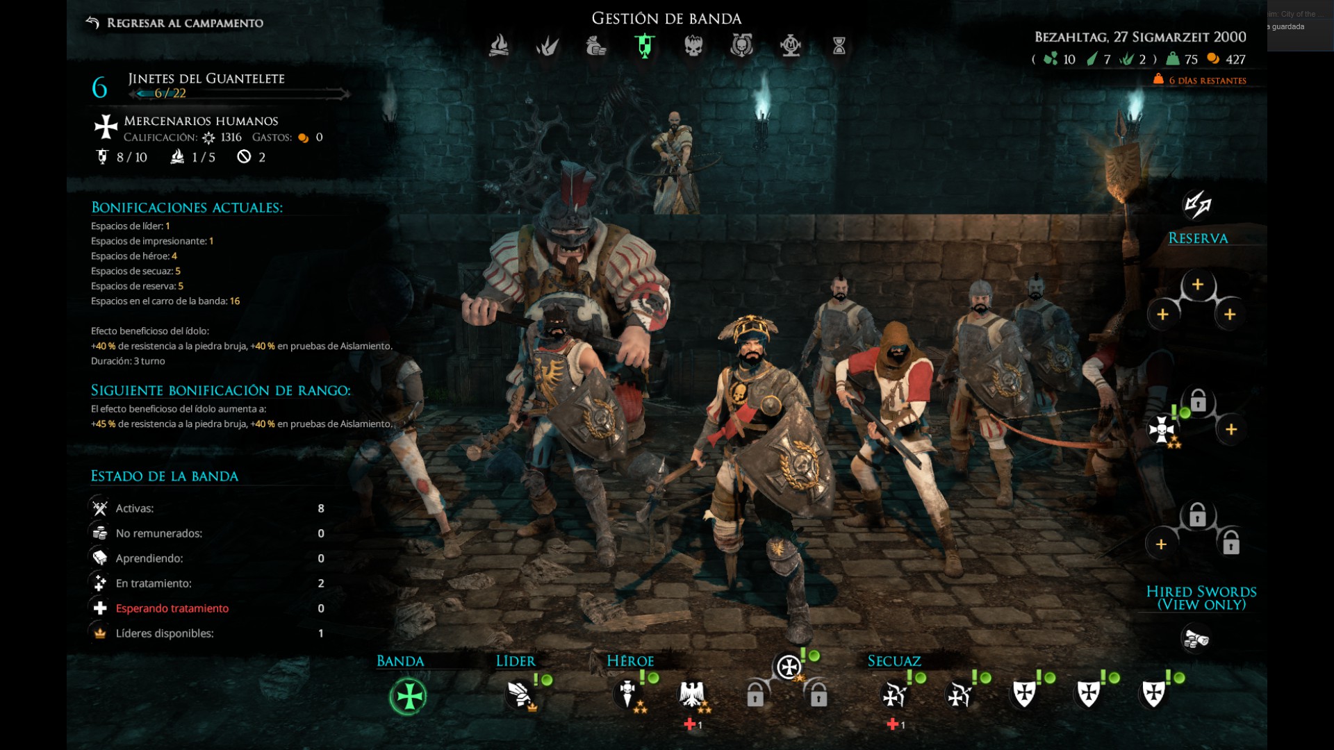 Mercenarios básico for Mordheim: City of the Damned