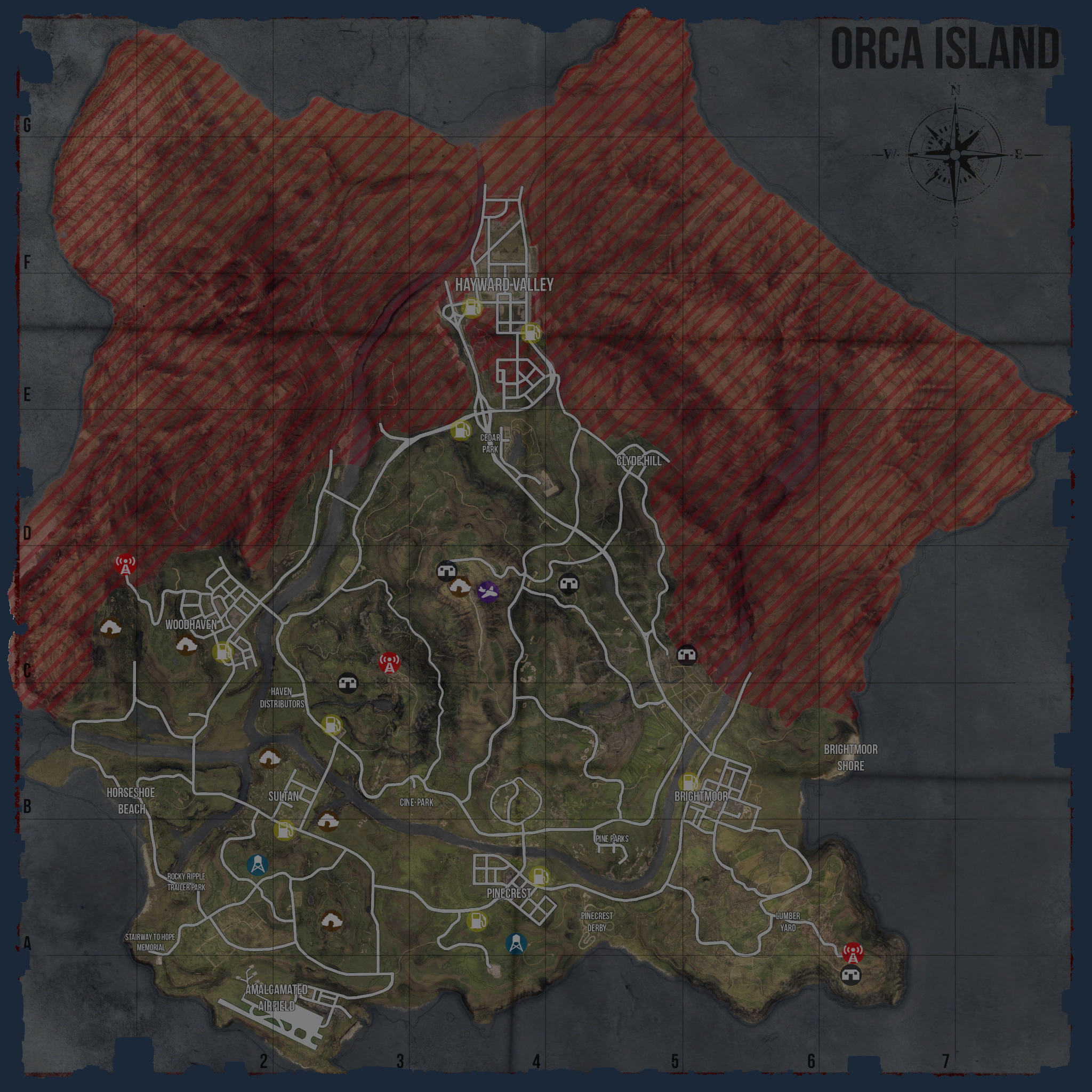 Miscreated Map: August 2016 for Miscreated