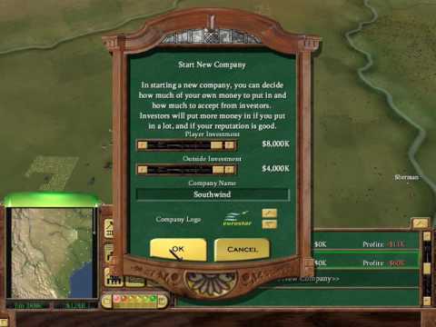 Money trick for some misson and scenario for Railroad Tycoon 3