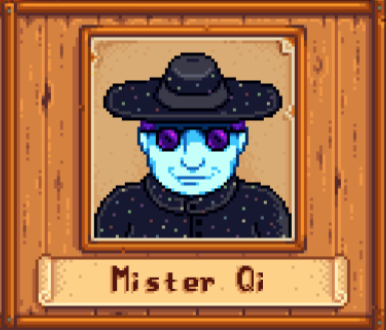 Mr. Qi questline for Stardew Valley