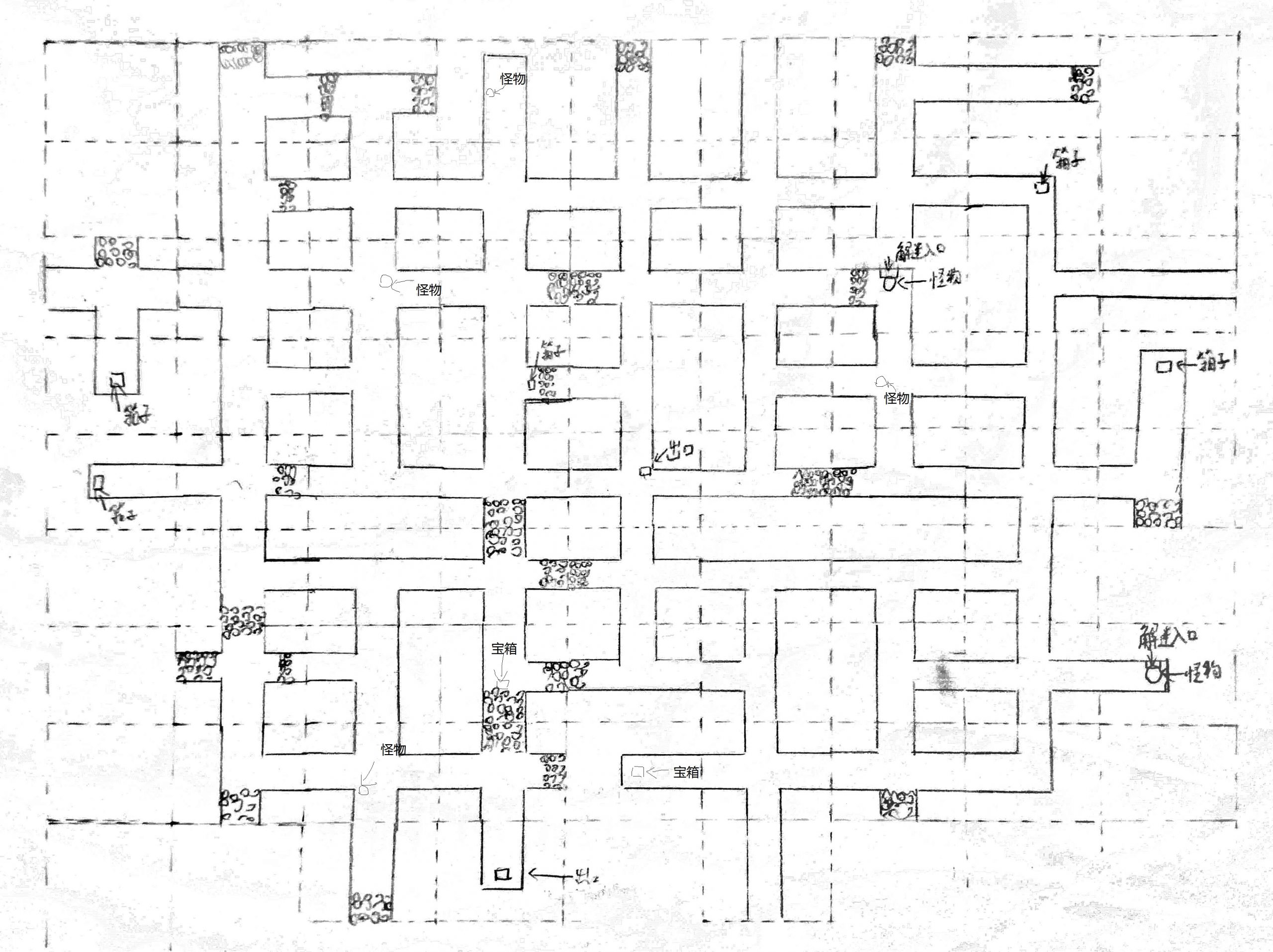 地下矿区的地图 for Epic Battle Fantasy 5