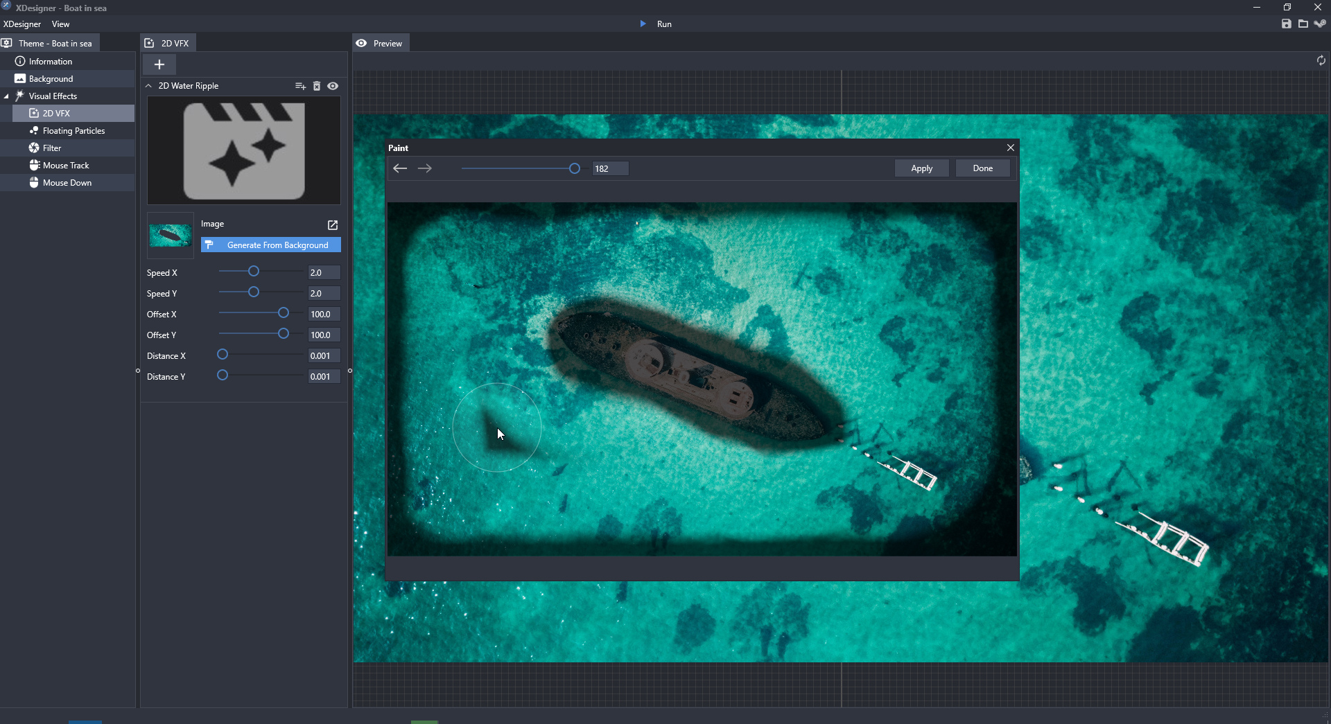 如何给动态壁纸增加局部水波纹动画特效 for XWallpaper