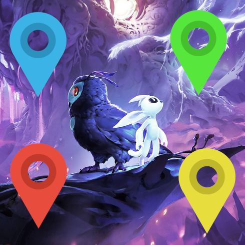 Niwen Interactive Map for Ori and the Will of the Wisps