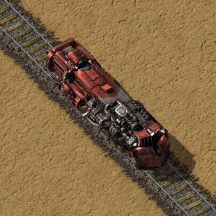 Ж/д оборонительный периметр + строительный поезд (no mods). for Factorio