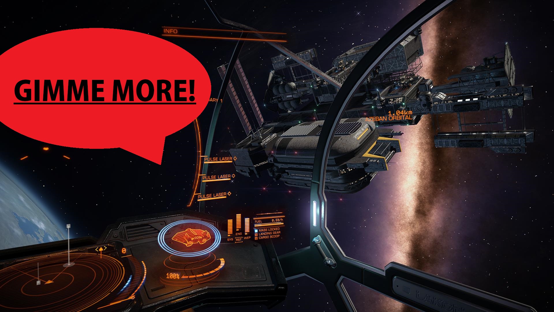 Noobs Hour One: Elite – Dangerous [Playing MMOs for the first time ...