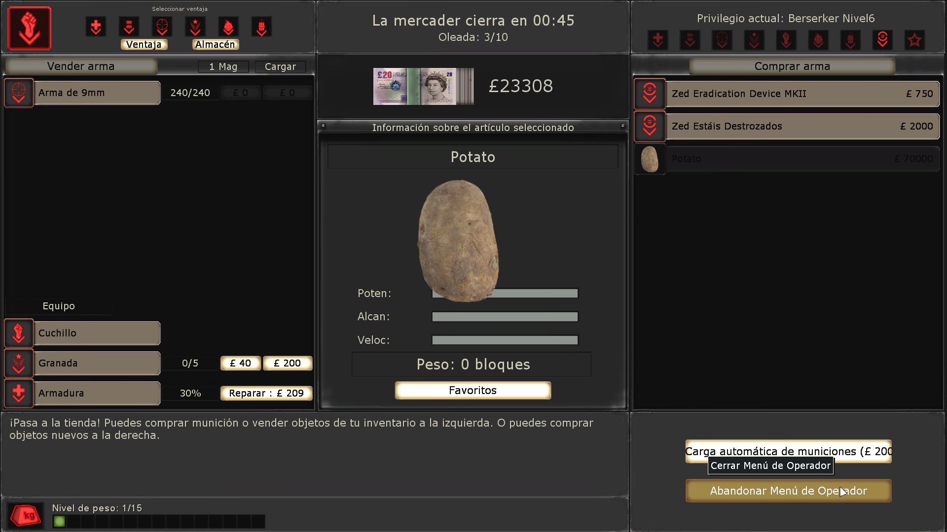 Obtener Logro : "Caro pero delicioso" en KILLING FLOOR for Killing Floor