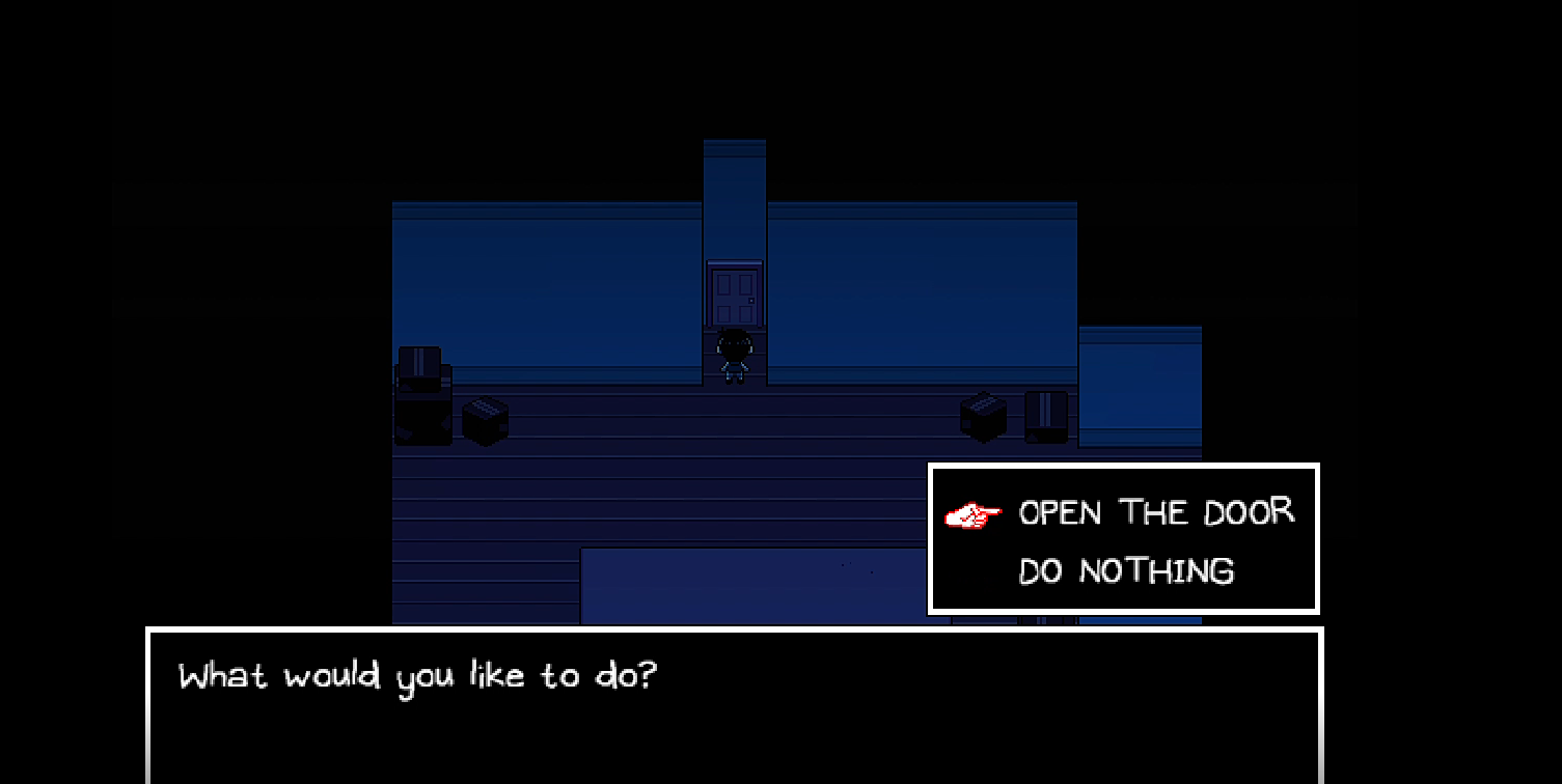 OMORI: Open the Door Option (Mirror Jumpscare, too) for OMORI