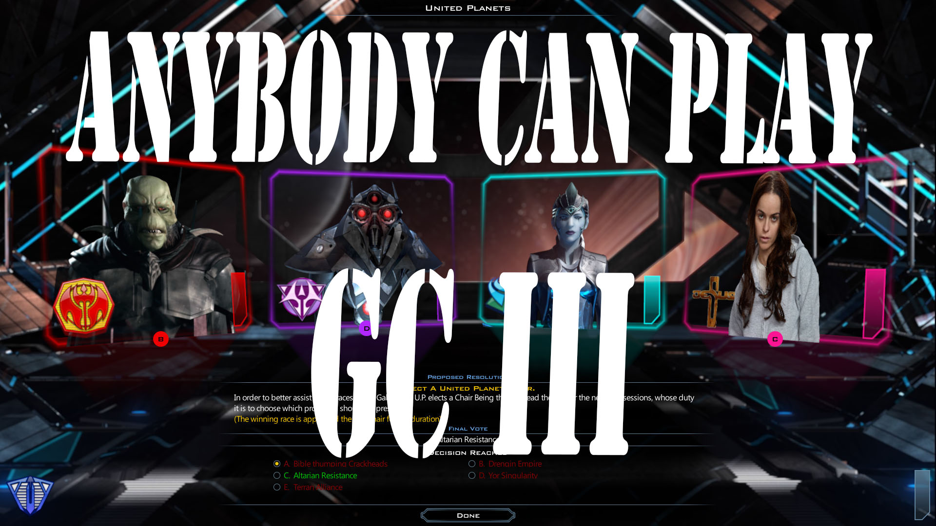 Orange is the new "Easy quick Custom Faction" for Galactic Civilizations III
