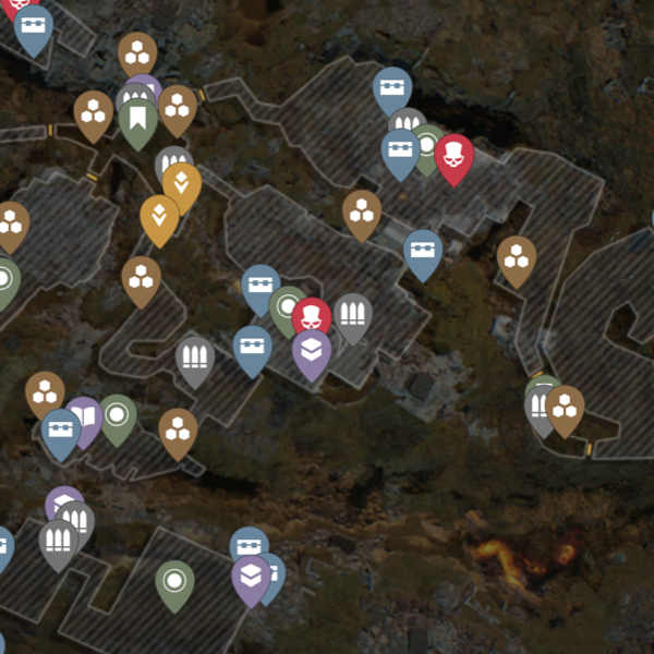 Outriders Interactive Map [Collectibles & Loot] for OUTRIDERS