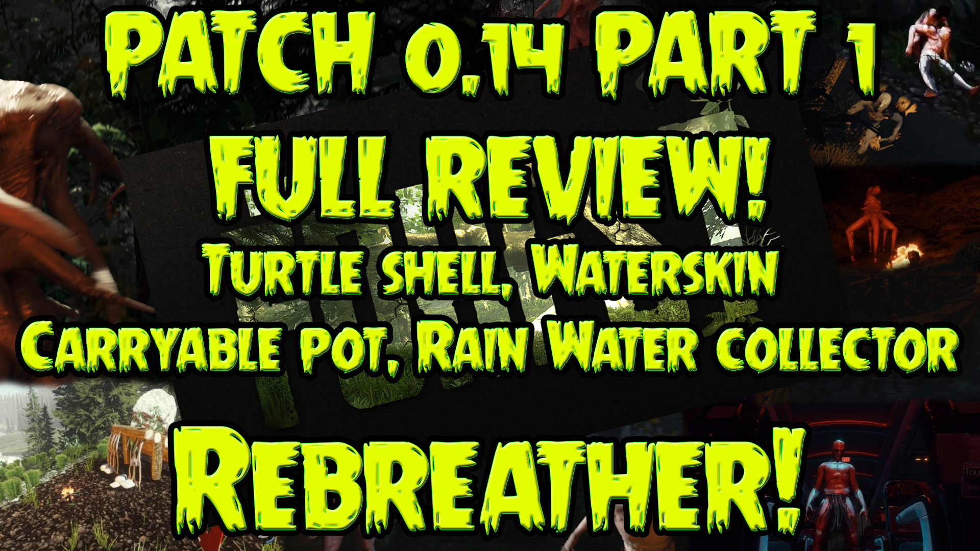 Patch 0.14 - The Forest - Underwater Diving - Trip Wire TRAP - Better Custom Building - MUCH MORE! for The Forest