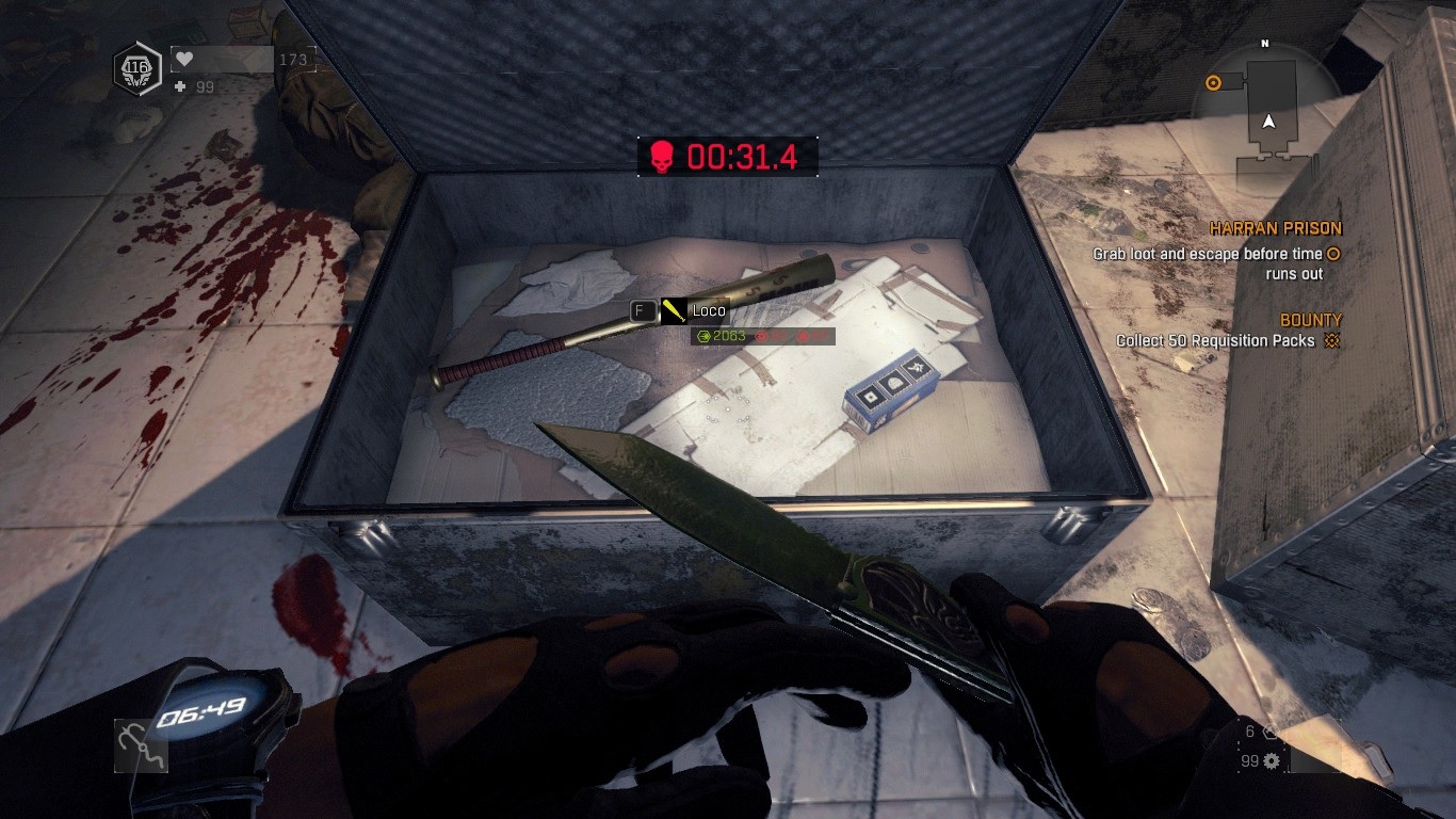 Possible Gold-tier Melee Weapons in Harran Prison (Lvl 21-25) + More on Fantasy Weapons for Dying Light
