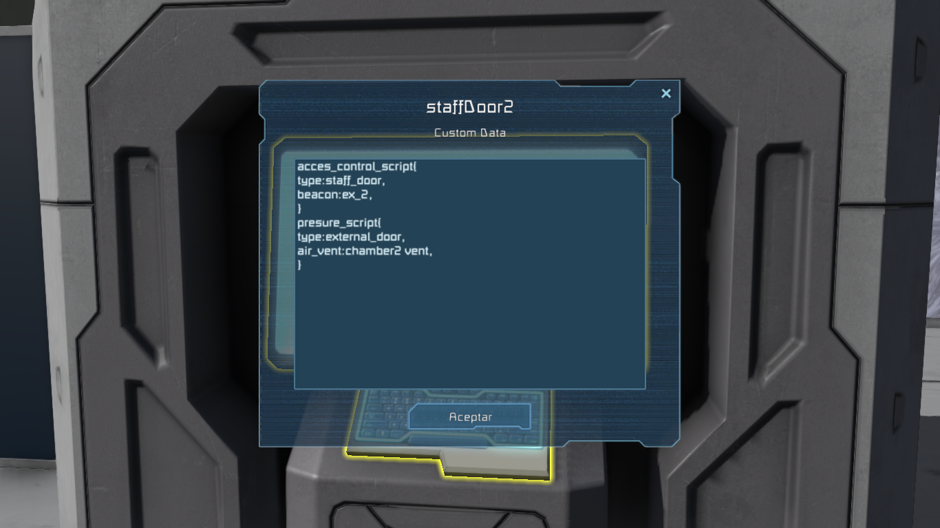 Prevenir la sobreescritura de las customData for Space Engineers