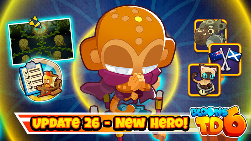 Psi Erklärung und CO-OP Helden Info for Bloons TD 6