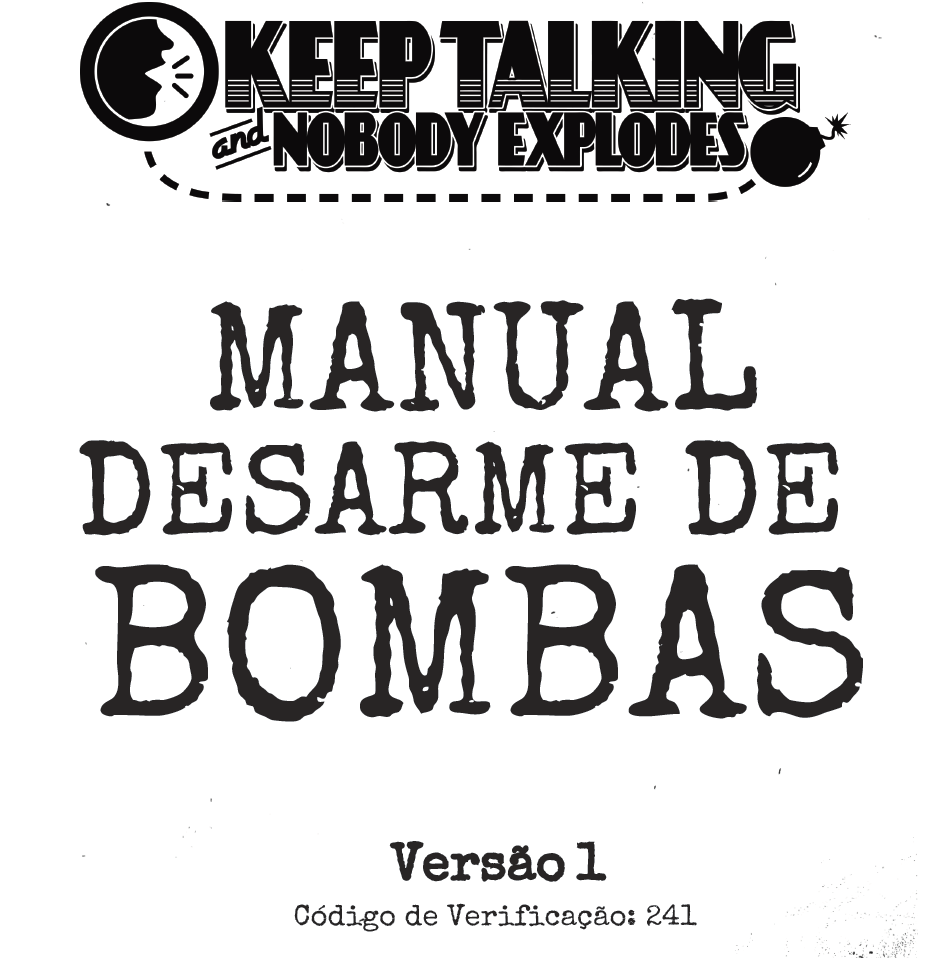 [PT-BR] Tradução para o Bomb Manual v1 Rev2 for Keep Talking and Nobody Explodes