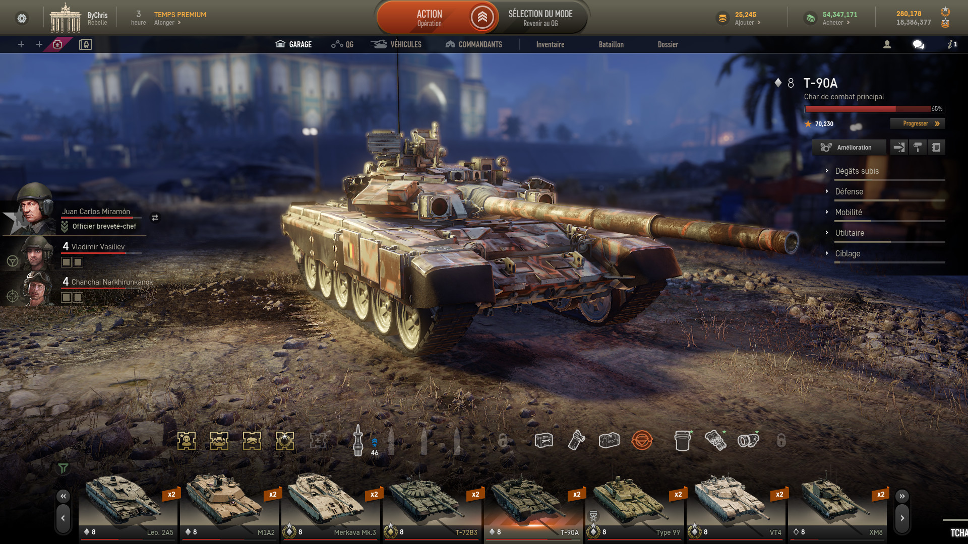 PVE mission for Armored Warfare