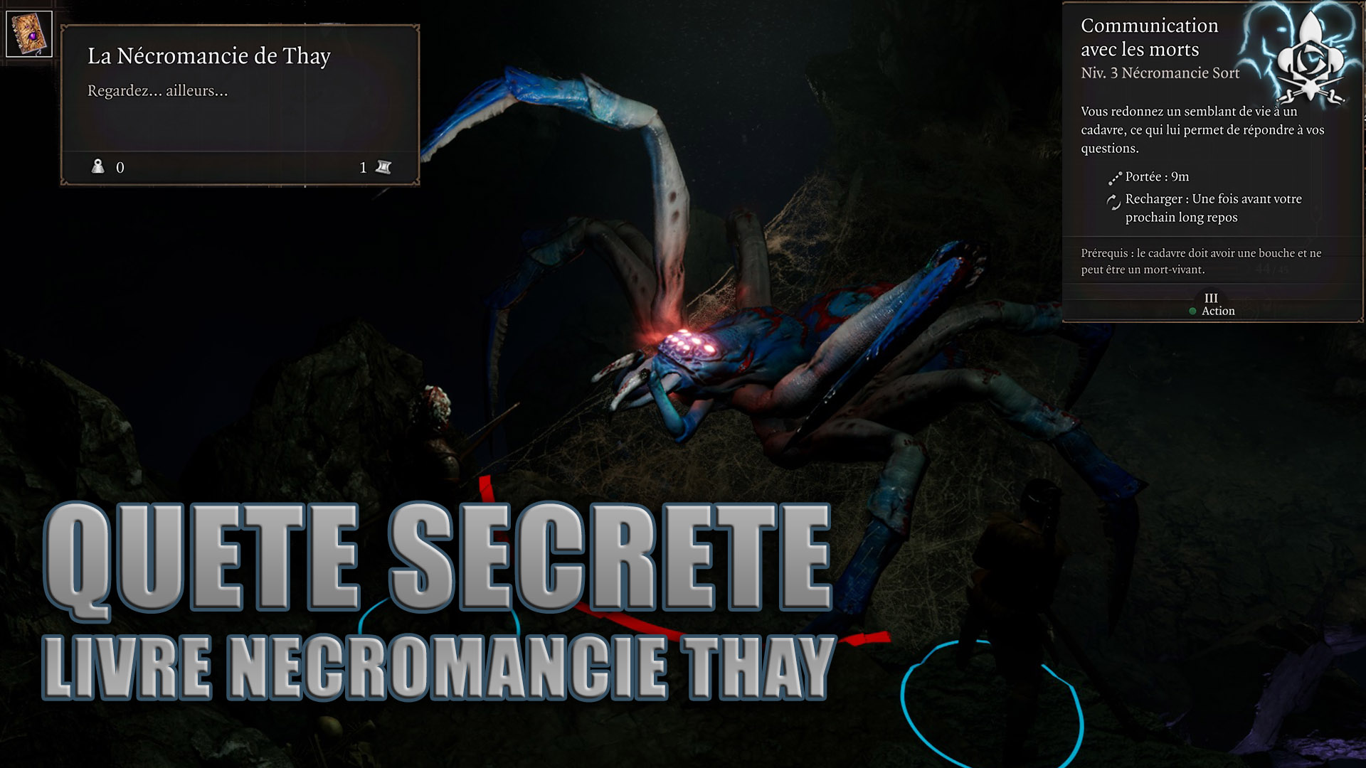 Quête secrète Baldur’s Gate 3 : Livre Nécromancie de Thay for Baldur's Gate 3