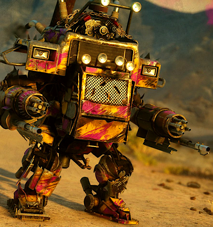 RAGE 2: Boom Bringer Mech Weapons Spotlight for RAGE 2