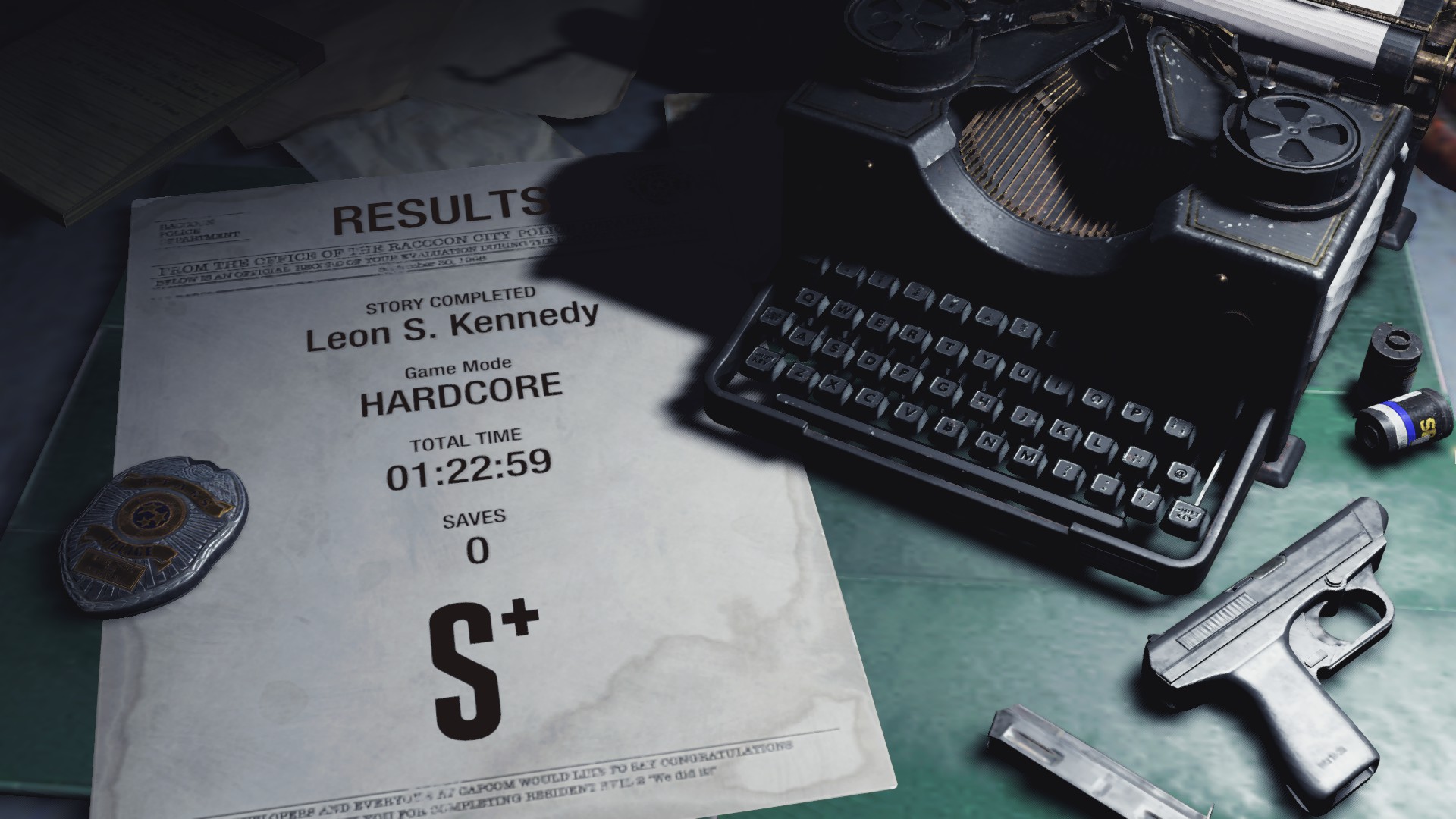 RESIDENT EVIL 2 แนวทางการเก็บ Rank S+ โหมด Hardcore for Resident Evil 2