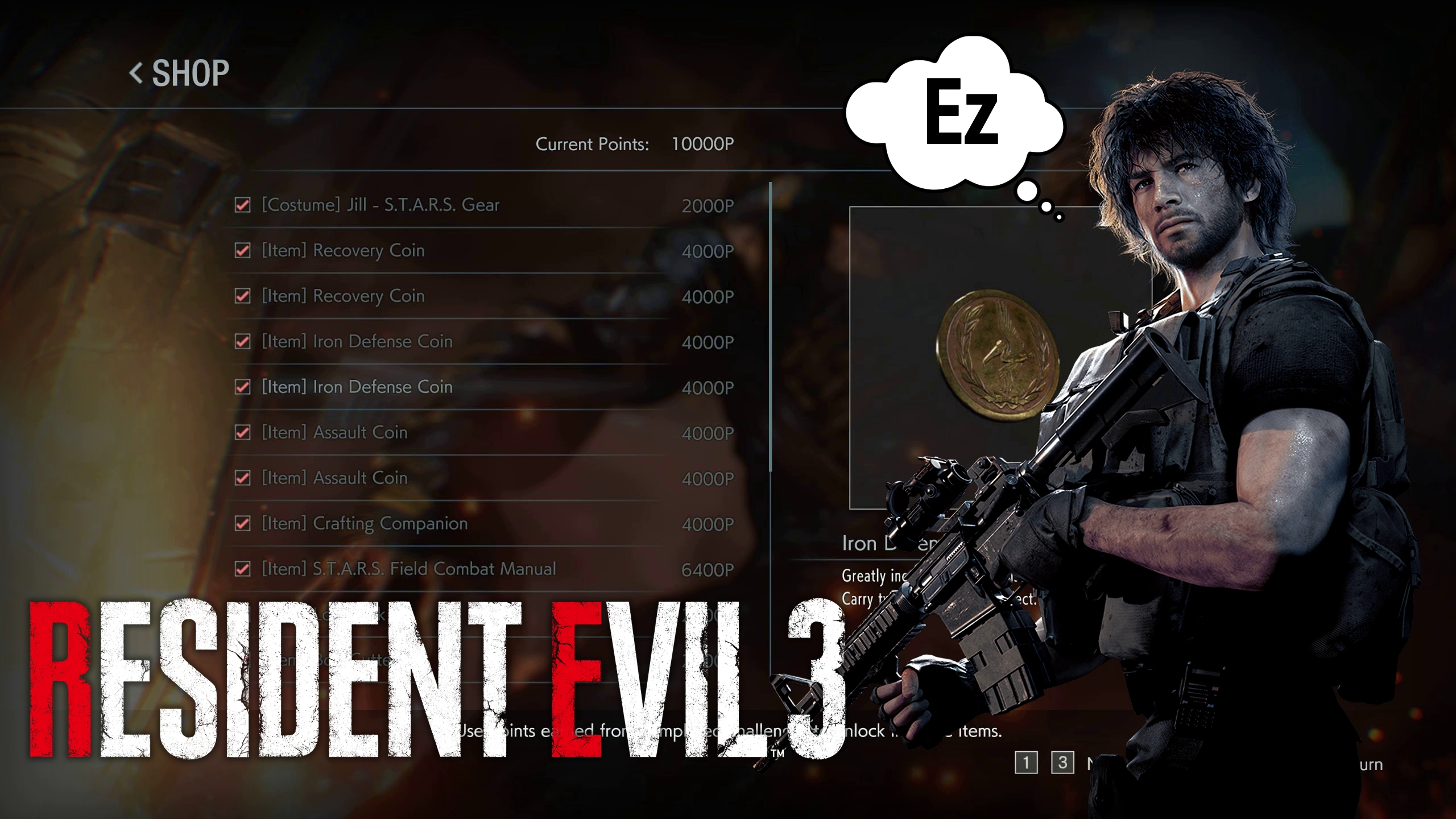 Мод на свободную камеру в RESIDENT EVIL 3 REMAKE – Steam Solo