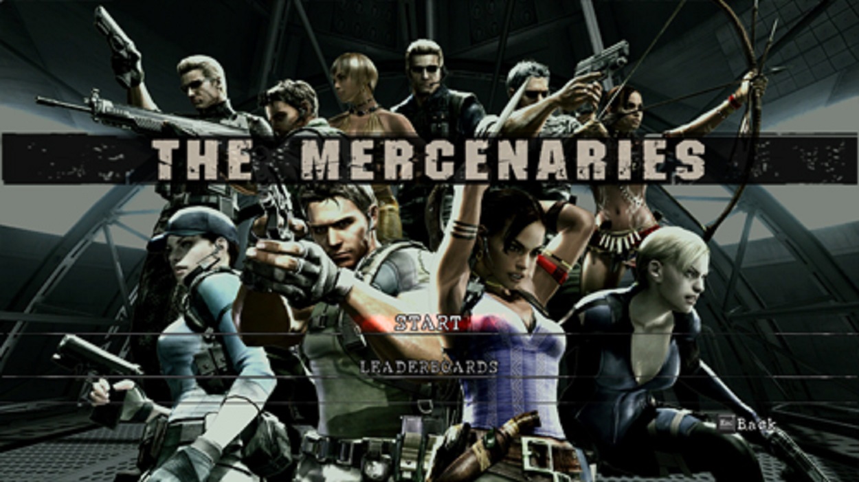 Resident Evil 5 – The Mercenaries Equipamento Dos Personagens. for Resident Evil 5