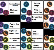 rune reference sheet [updated 11/1] for Hide and Shriek