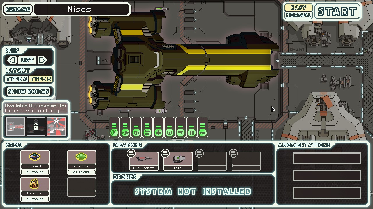 Schiffslayouts Freischalten for FTL: Faster Than Light