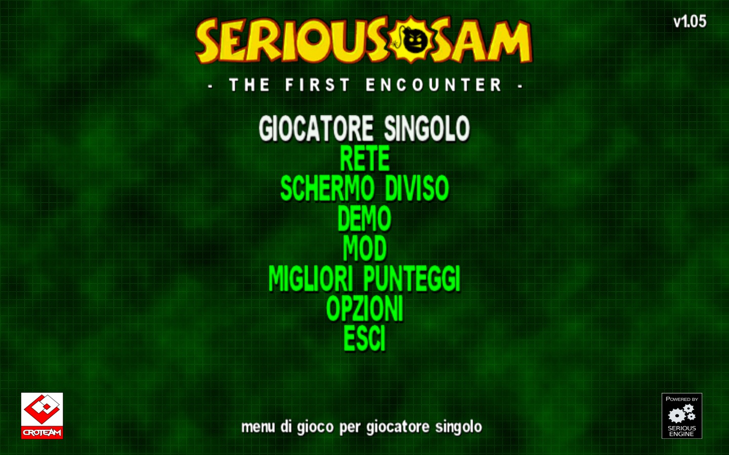 Serious Sam Classic TFE: Conversione ITALIANA + Modifica Sensibilità Mouse e Risoluzione Schermo for Serious Sam Classic: The First Encounter
