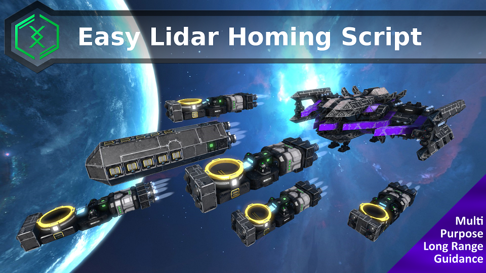 Setup Guide for Easy Lidar Homing Script for Space Engineers