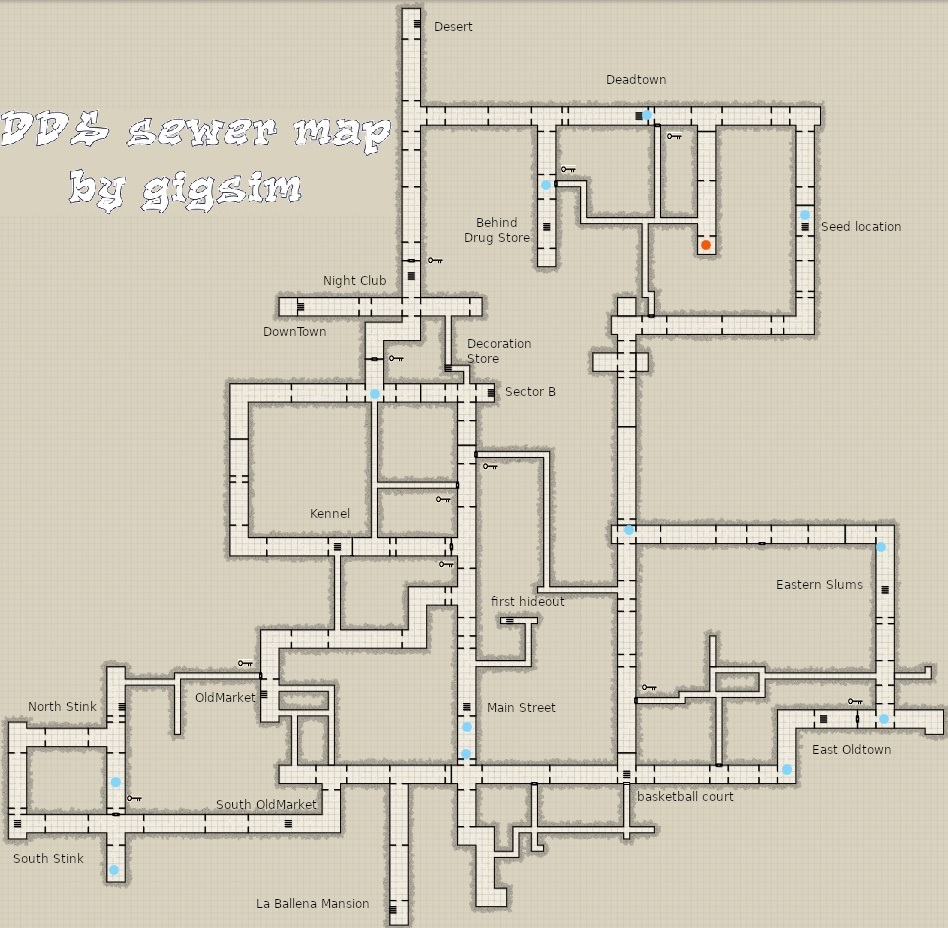 Sewer map for Drug Dealer Simulator