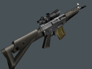 Нубский зажим SG 553 for Counter-Strike Nexon: Studio