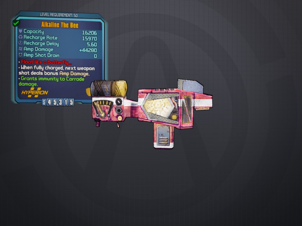 Shields - The Bee! for Borderlands 2