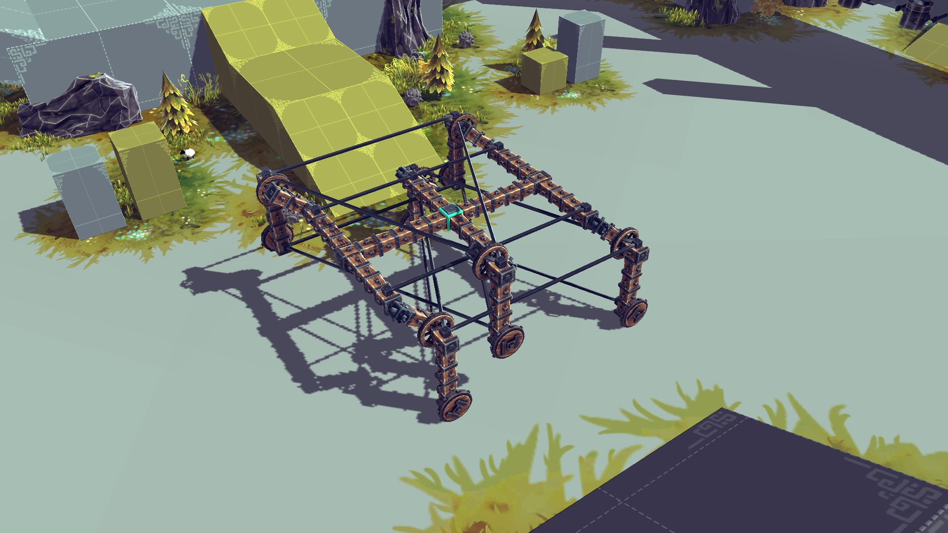 Simple 6 Legged Walker Construction for Besiege