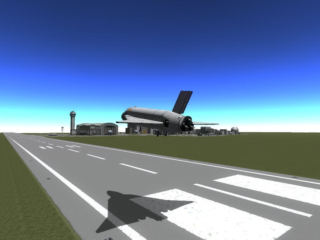 Spaceplane Landing for Kerbal Space Program