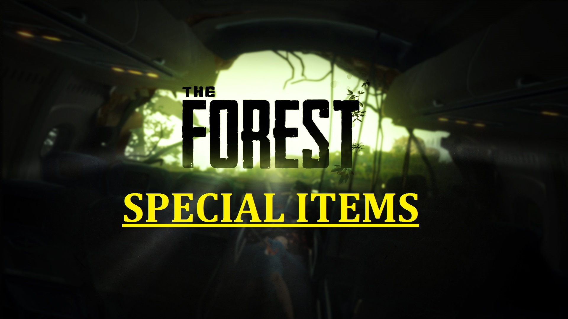 Special Items (v0.66) for The Forest