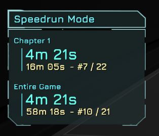 Speedrun Mode for Fractal Space