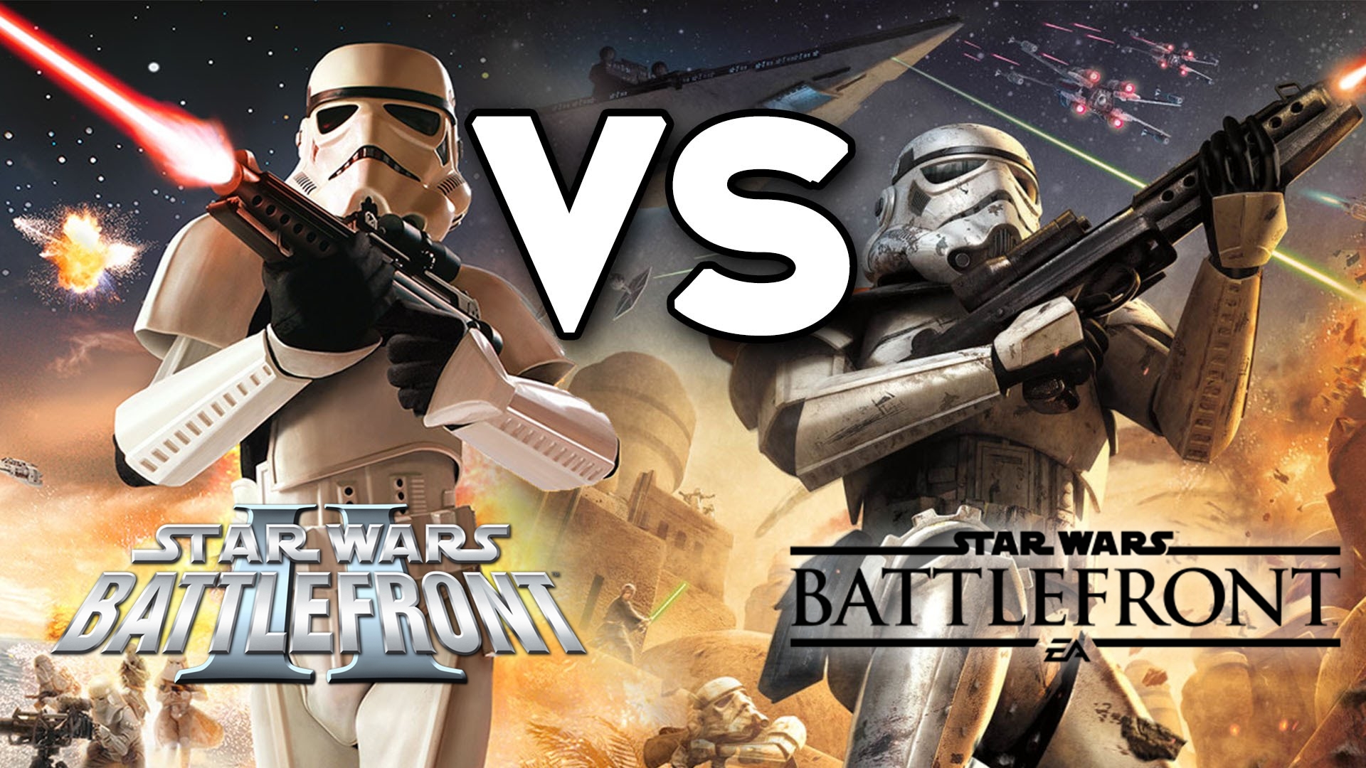 Star Wars Battlefront 2 vs. STAR WARS Battlefront EA for Star Wars: Battlefront 2 (Classic, 2005)