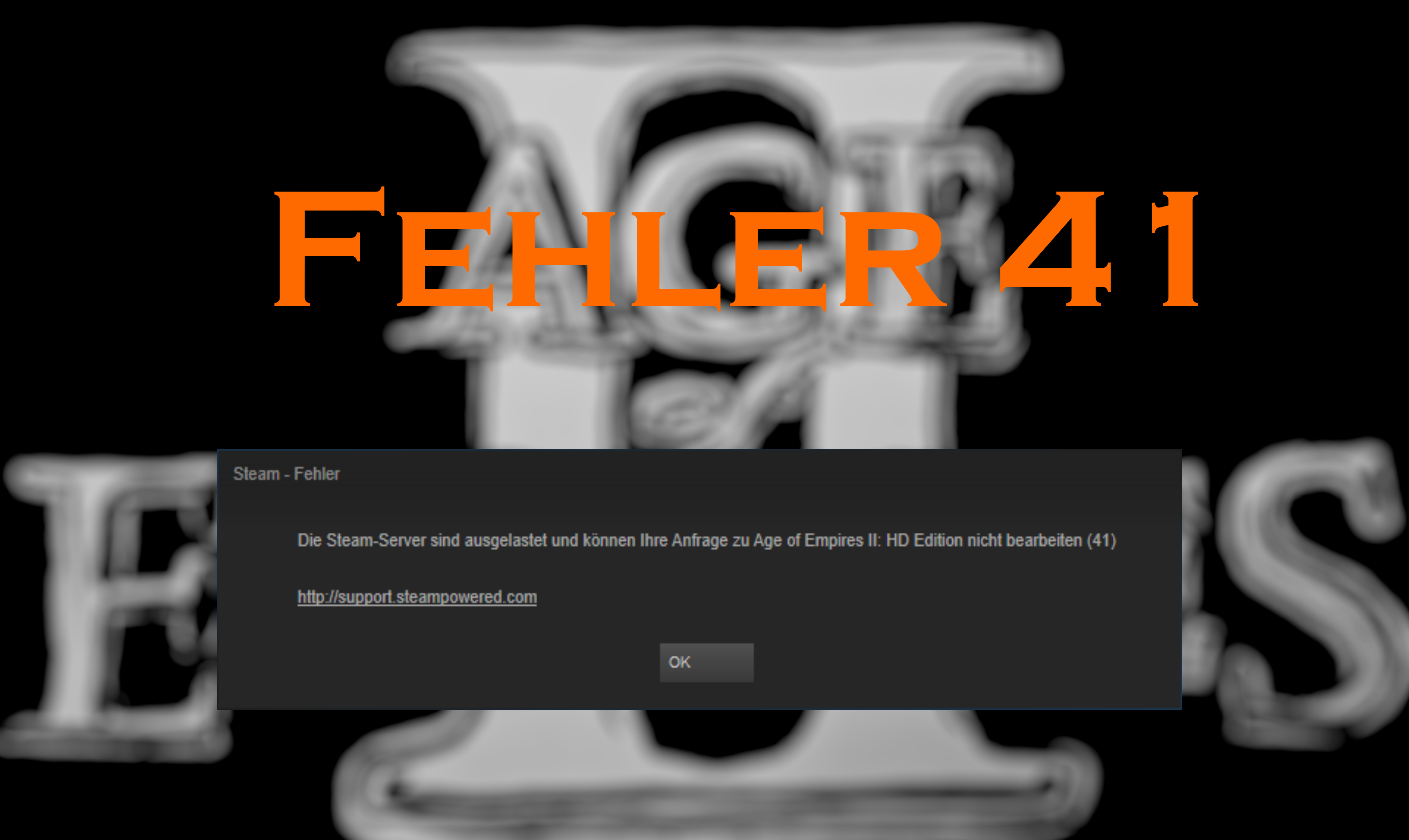 Steam - Fehler 41 beheben for Age of Empires II (2013)