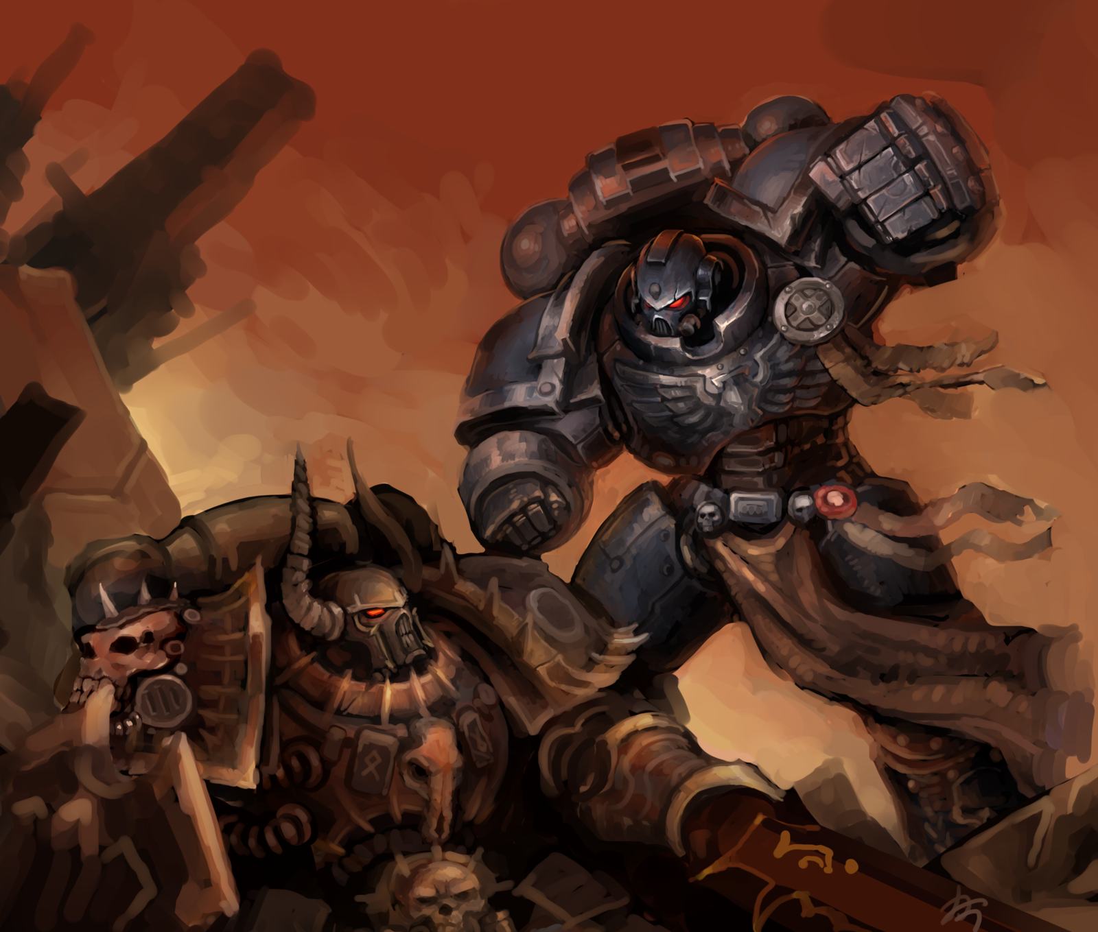 Sternguard Veterans and their amunition for Warhammer 40,000: Dawn of War II - Retribution