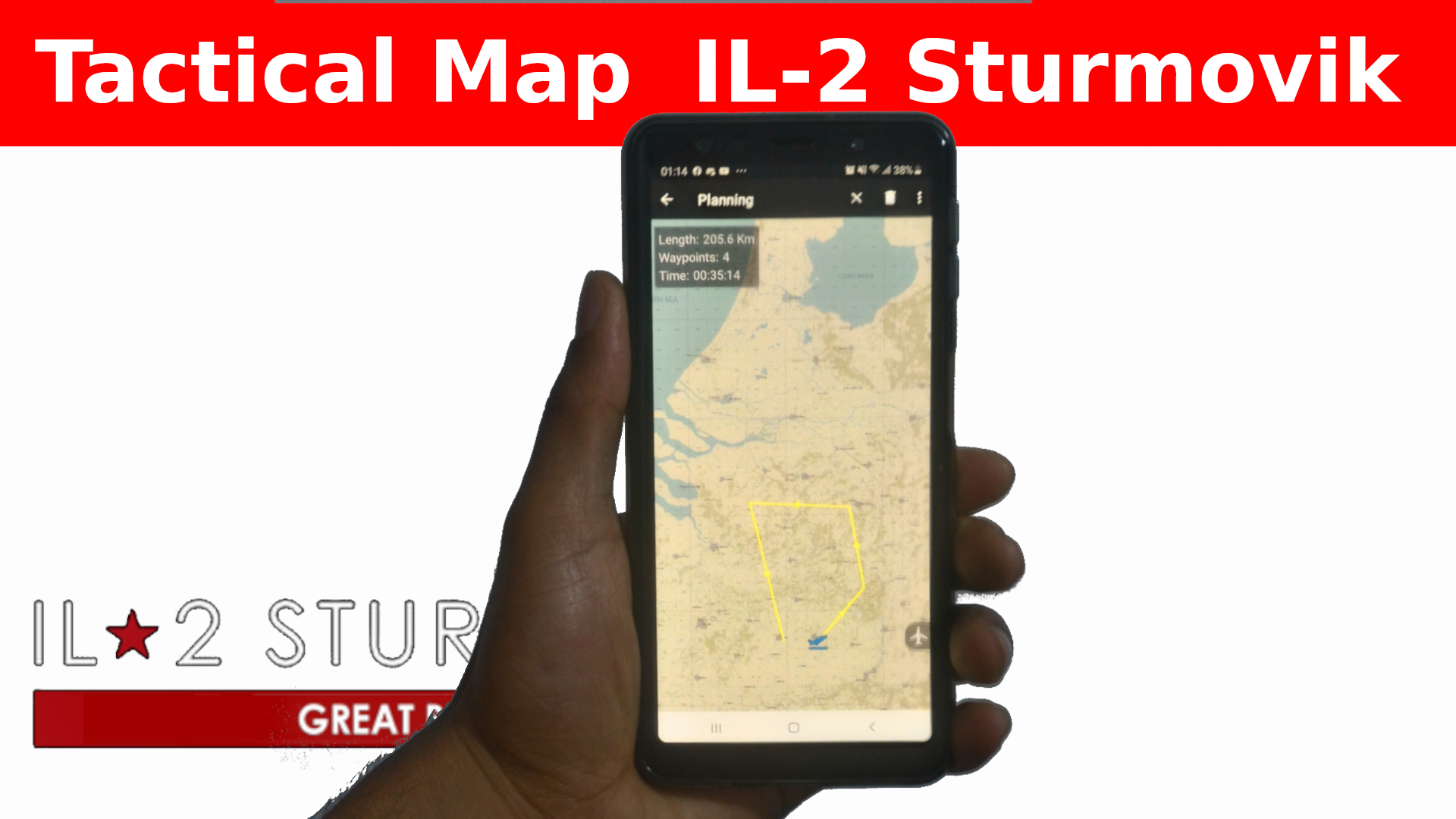 Tactical Map 🗺️ IL-2 Sturmovik GB for IL-2 Sturmovik: Battle of Stalingrad