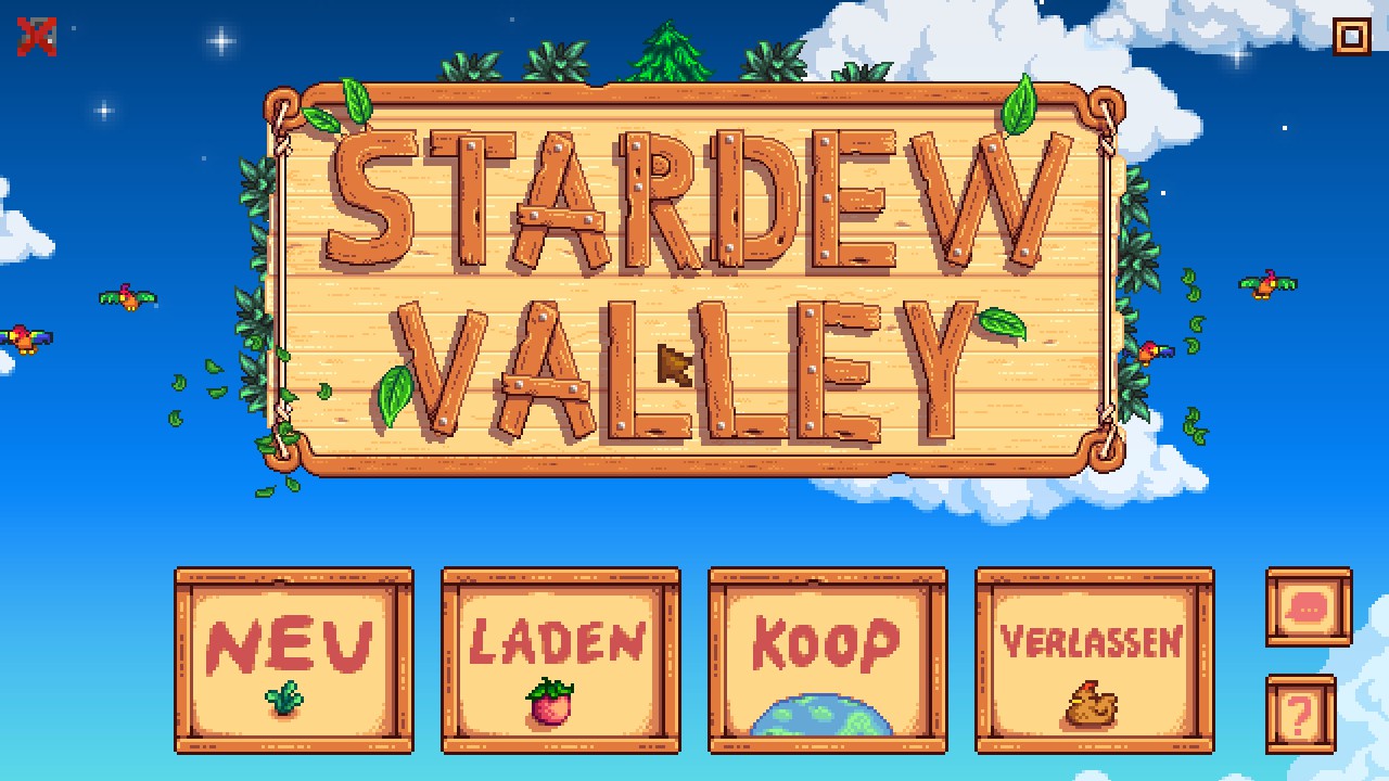 Teaser der Ingwerinsel im Starting Screen for Stardew Valley