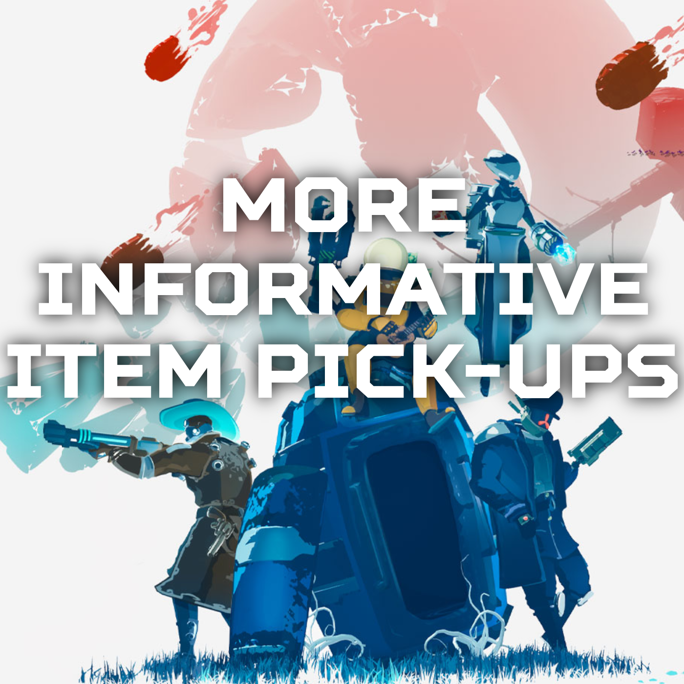 TEXT MOD - More Informative Item Pick-Ups [Anniversary Update] for Risk of Rain 2