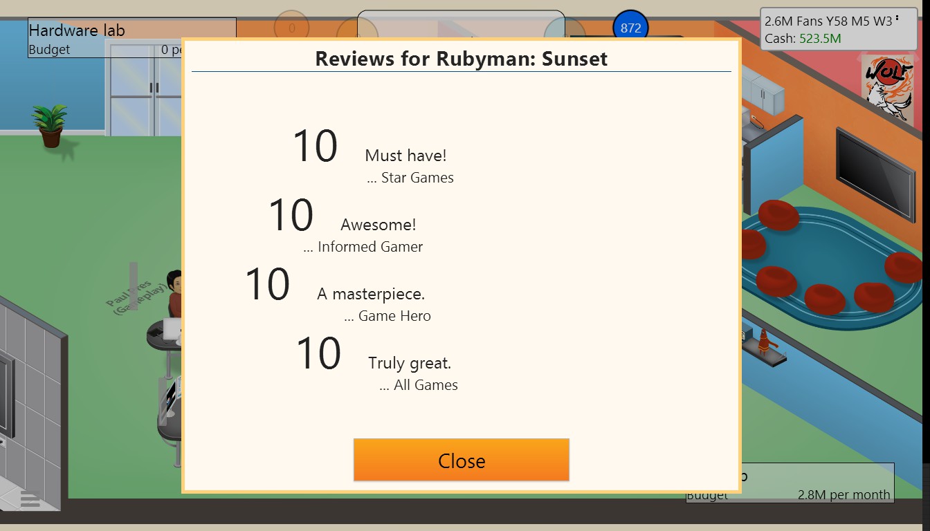 The Creation of the Perfect Game - How to Get a Clean Sheet of 10s for Game Dev Tycoon