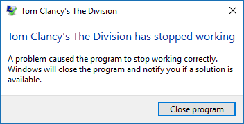 The Division dejo de funcionar/The Division stopped working for Tom Clancy's The Division
