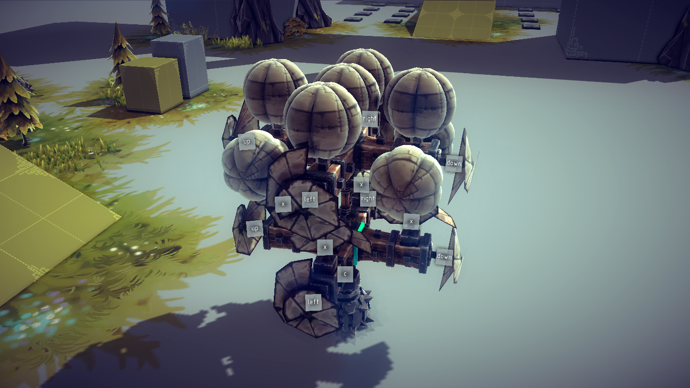 The Helidrone:  Flight-Capable, Omnipotent Machine for Besiege