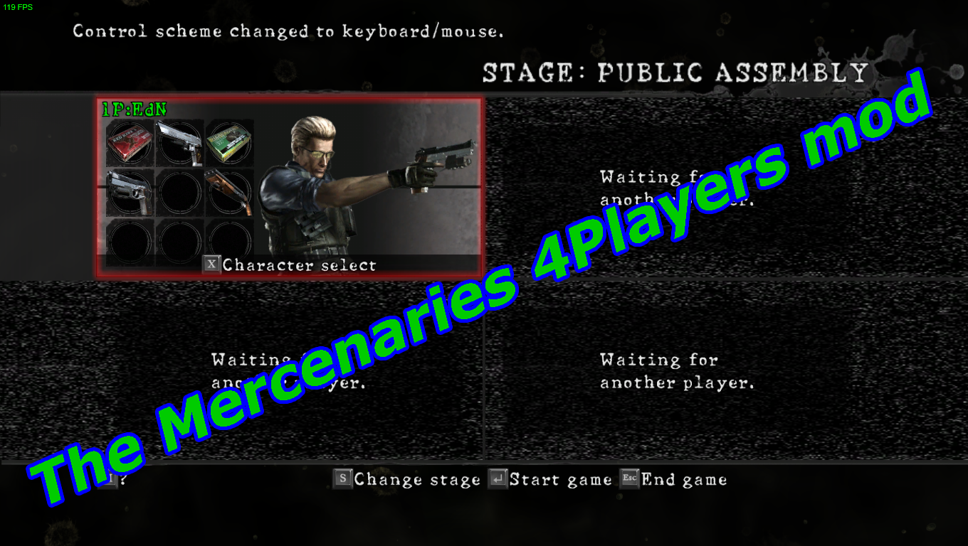 The Mercenaries 4players mod / Guia pt-br, es, en for Resident Evil 5