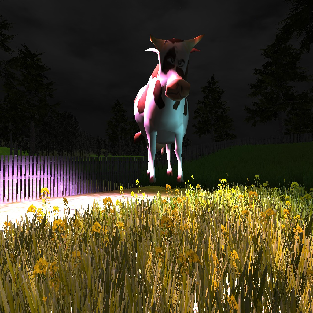 The most effective way to shoot explosive cows for Grass Simulator