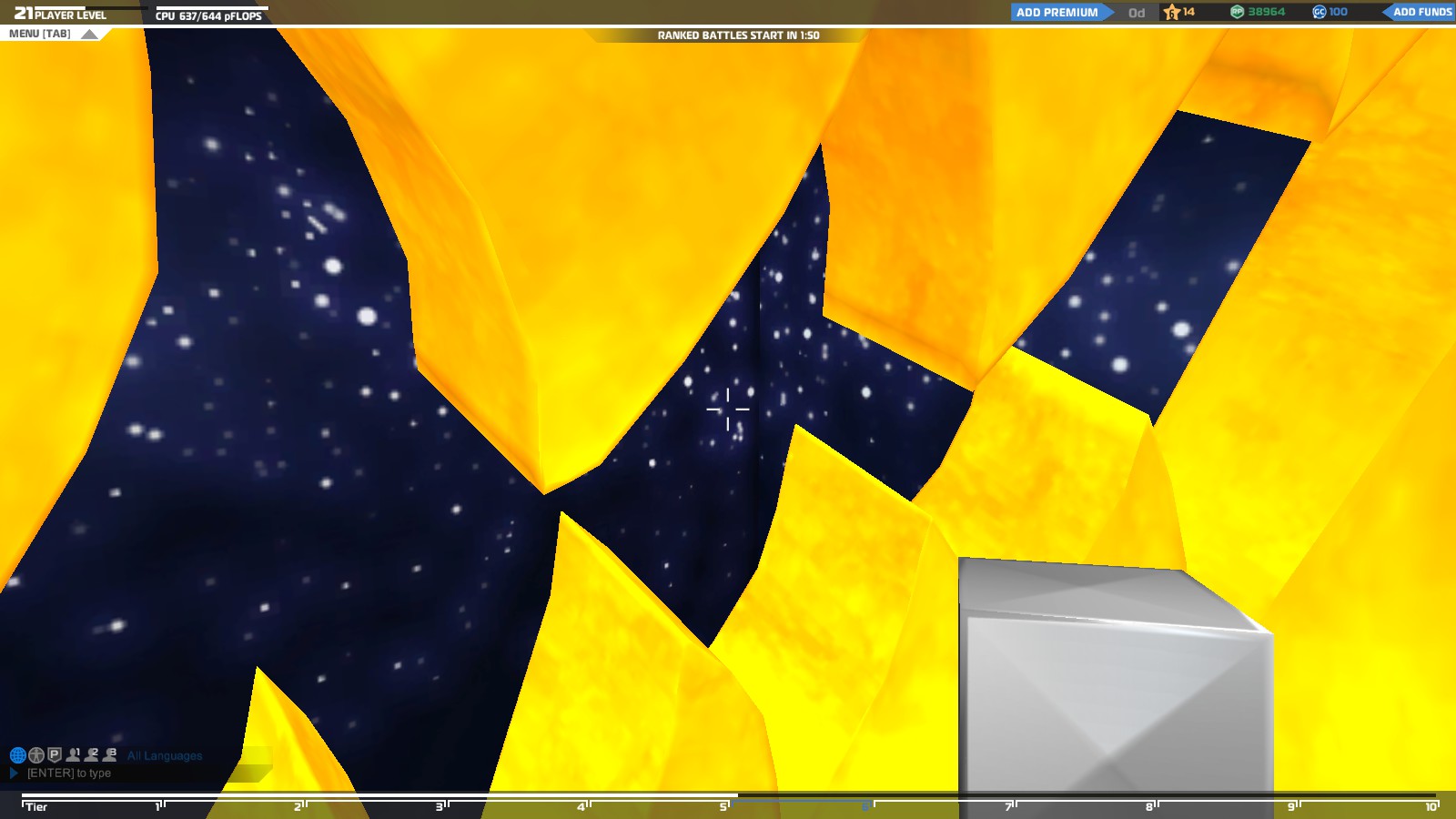The Planet at halloween + The lobby glitch for Robocraft